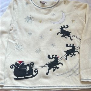White stag xmas sweater